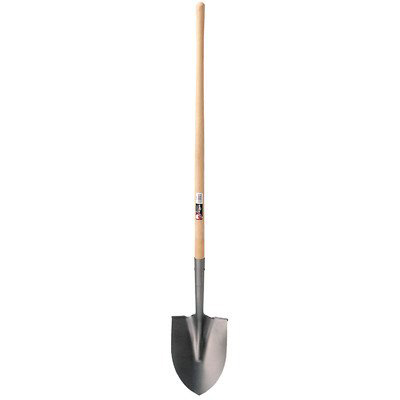 Long Handle Round Point Wood